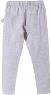 Girls Run the World Print Side Style Grey Legging 4410