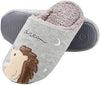 CM Dream Aplic Hedgehog Grey Soft Slippers 8144
