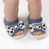 Magic Prewalker Big Dots Bow Denim Soft Bottom Sandals 11062