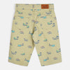 RC Dino Khaki Cotton Shorts 4273