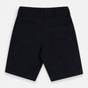 RC Embroidered Eagle Black Cotton Shorts 4275