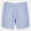 MNG Thin White Stripe Blue Cotton Shorts 4481