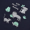 B.X Wild About Mommy Dark Blue Body Suit 4424