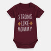 B.X Strong Like Mummy Maroon Body Suit 4579