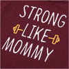 B.X Strong Like Mummy Maroon Body Suit 4579