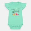 B.X Mummy Thinks Amazing Sea Green Body Suit 4586