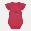B.X Grandma Sweet Bee Dark Pink Body Suit 4582