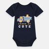 B.X Loads Of Cute Truck Dark Blue Body Suit 4583