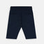Red T Side Tape Navy Blue Cotton Knee Shorts 4591
