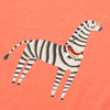 PLM Zebra corn Printed Peach Faring Short Top 4780