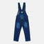 OSH Double Shade Front Pocket Dark Blue Denim Dungaree 4593
