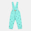 RC Bird Print Blue Cotton Dungaree 4596