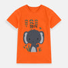 B.X Be Happy Baby Elephant Orange Tshirt 4675