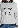 P&B LosAngeles Ladies Grey Sweat Shirt 8695