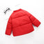 FSG Open Pockets Mock Neck Red Puffer Jacket 7673