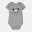 B.X Mommy Little Monster Grey Body Suit 4680