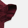 B.X Glitter So Cute Happy Maroon Body Suit 4678