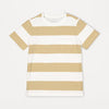 OK Slub Mustard & White Stripe Pocket Tshirt 4214