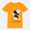 B.X Towards Adventure Panda Mango Yellow Tshirt 4839