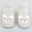 Bear Face Brown Comfortable Socks Booties 7650