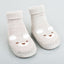 Bear Face Brown Comfortable Socks Booties 7650