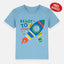 B.X Ready To Explore Rocket Light Blue Tshirt 4981