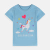 B.X Balloonicorn Light Blue Tshirt 4971