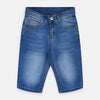 B.X Below Knee Mid Blue Denim Bermuda Shorts 4989
