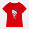 B.X Glitter Hello Kitty Red Tshirt 5098