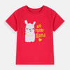 B.X Prob-llama Printed Dark Pink Tshirt 5092