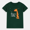 B.X Super Cute Printed Green Tshirt 5095