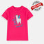 B.X Magical Llama Dark Pink Tshirt 7071