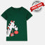 B.X Snap Happy Zebra Green Tshirt 7070