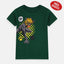 B.X Claws Out Cat Girls Green Tshirt 7045