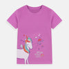 B.X Unicorn Castle Dreams Purple Tshirt 7041