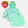 PLC Smiley Yey Apple Green Puffer Jacket With Inner Fleece 7952