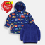 PLC All Over Cars Print Blue Puffer Jacket Without Inner Fleece 7953