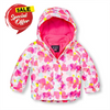 PLC Fluorescent Multi Hearts White Puffer Jacket With Inner Fleece 7956