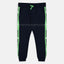 KK Side Green Stripe Navy Blue Fleece Trouser 7967
