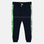 KK Side Green Stripe Navy Blue Fleece Trouser 7967