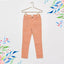KB Eco Plain Peach Skinny Denim With Zebra Cord 9598