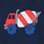 Mixer Truck Embroidered Blue Sweatshirt 7717