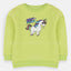 B.X Best Friends Unicorn Print Soft Lime Green Sweatshirt 8099