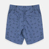 HM Anchor Print Cadet Blue Cotton Shorts 7123