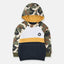 NU Explore Badge Color Block Camo Hoodie 8184