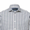 TRG Australian Cotton Check Navy Blue
