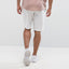BKN Supply Co Jersey Shorts White