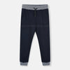 LF Contrast Back Pocket Dotted Cord Dark Blue Trouser 8194