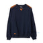 TRN Elbow Patches Blue Sweatshirt 457