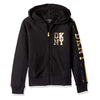 DKNY Girls' Glitter Hoodie Black
